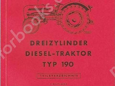 Ersatzteilbuch Steyr Typ 190 im Oldtimer Traktor Ersatzteile Shop online kaufen