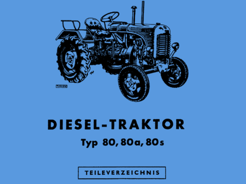 Ersatzteilbuch Steyr Typ 80, 80a, 80e und 80s im Oldtimer Traktor Ersatzteile Shop online kaufen